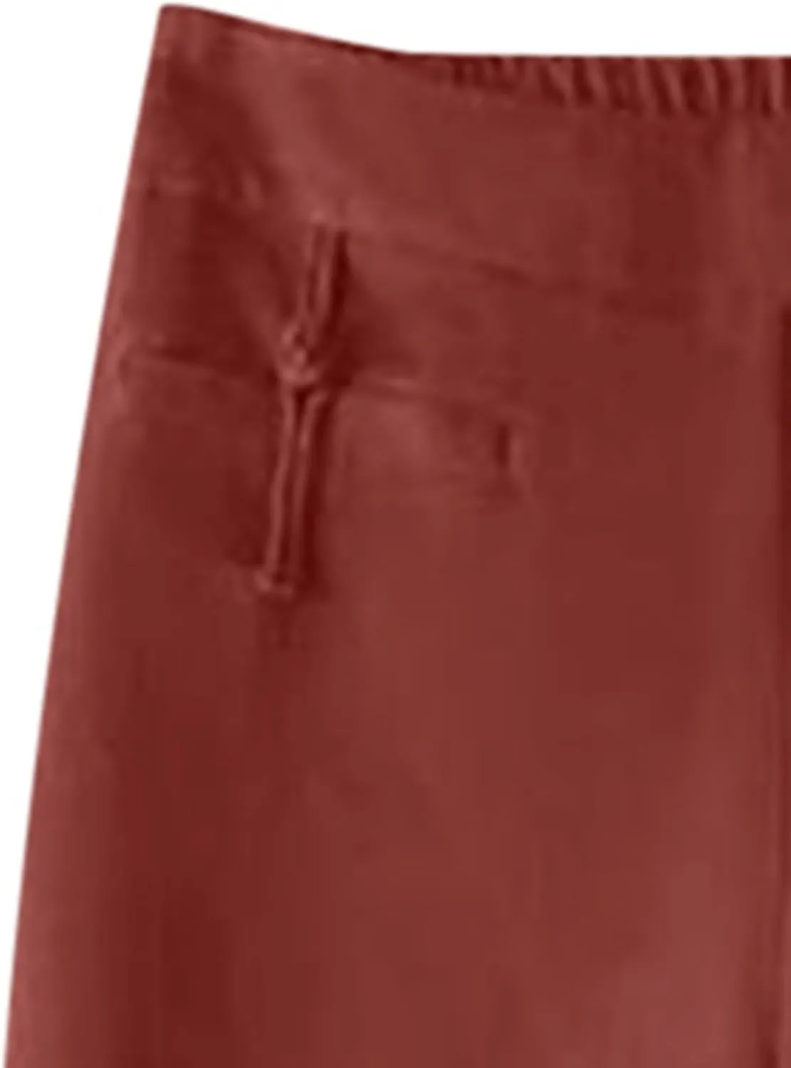 Linen Pants Women Summer Solid High Waisted Cotton Linen Palazzo Pants Wide Leg Long Lounge Trousers with Pockets