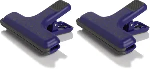 Lixit Food Bag Sealing Large Heavy Duty Clip for Food Storage Bags, Dog Food and Other Uses. (Purple Pack of 2)