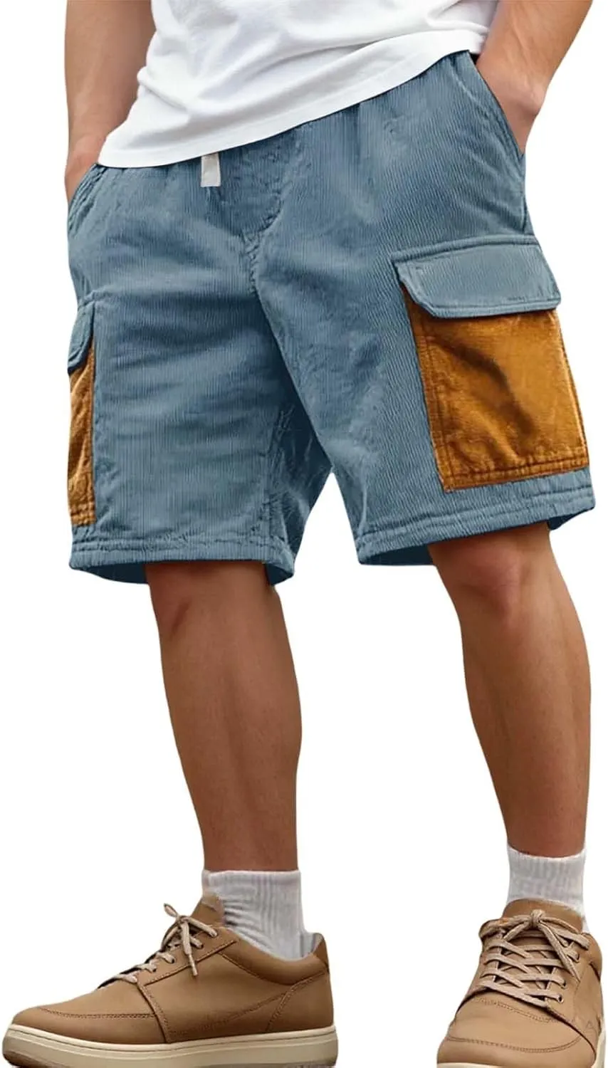 Long Shorts for Men Shorts Sun Cat Relaxed Country Strip Walking for Men Training Yoga Cropped Camouflage Plaid
