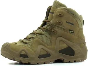 Lowa Mens Zephyr Gore-Tex Mid Task Force Coyote Leather Boots 10.5 US