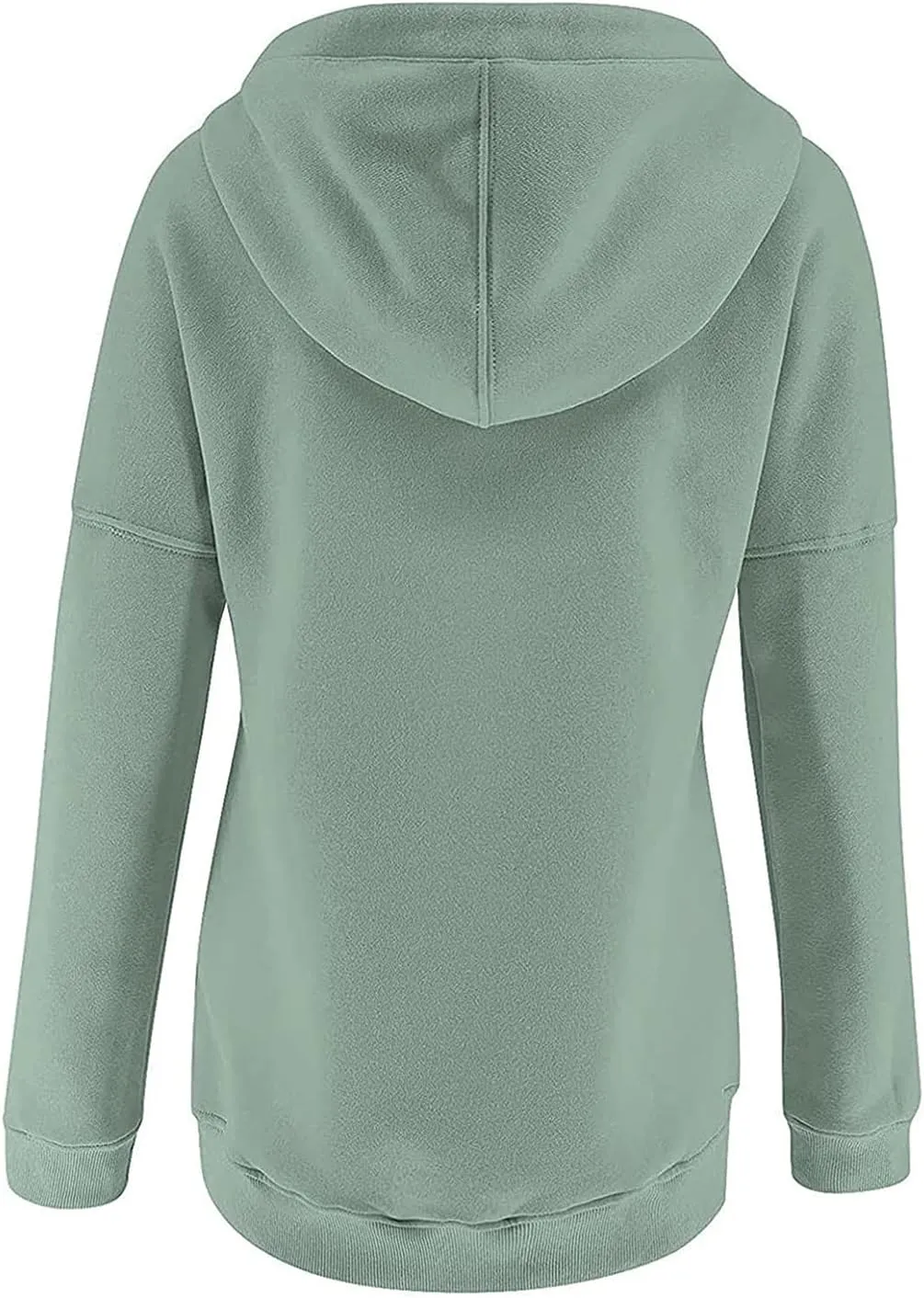 LRMQS Hoodies for Women Fall Fashion 2024 Button Drawstring Hooded Sweatshirt with Pocket Trendy Casual Loose Cute Pullover