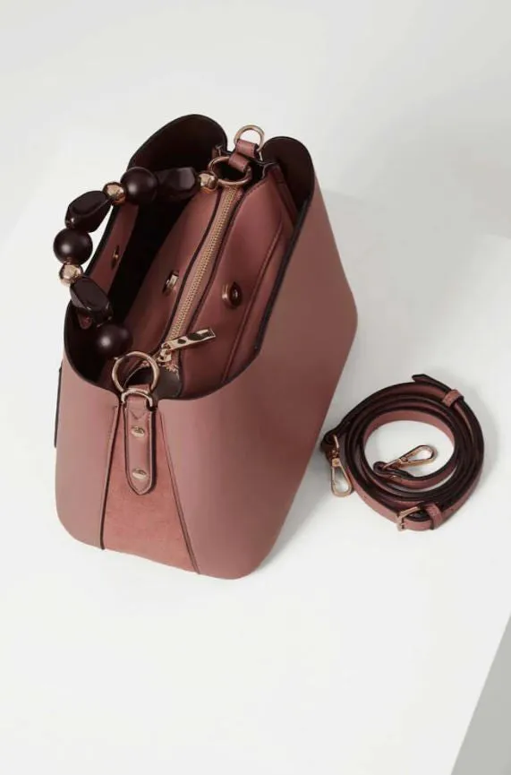 Luella Grey Danielle Crossbody Tote Rose