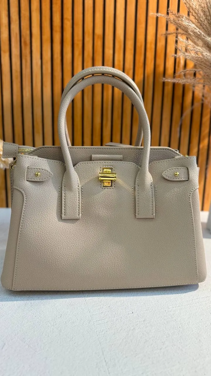LuxeCraft – Genuine Leather Top Handle Bag