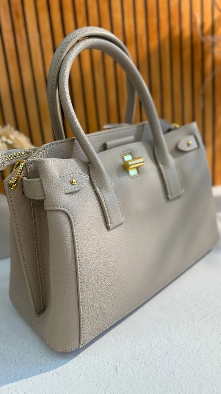 LuxeCraft – Genuine Leather Top Handle Bag