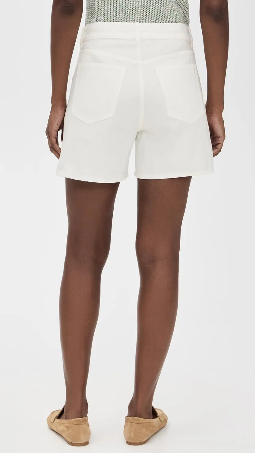 Madewell Women's Drawstring Jean Short in Tile White