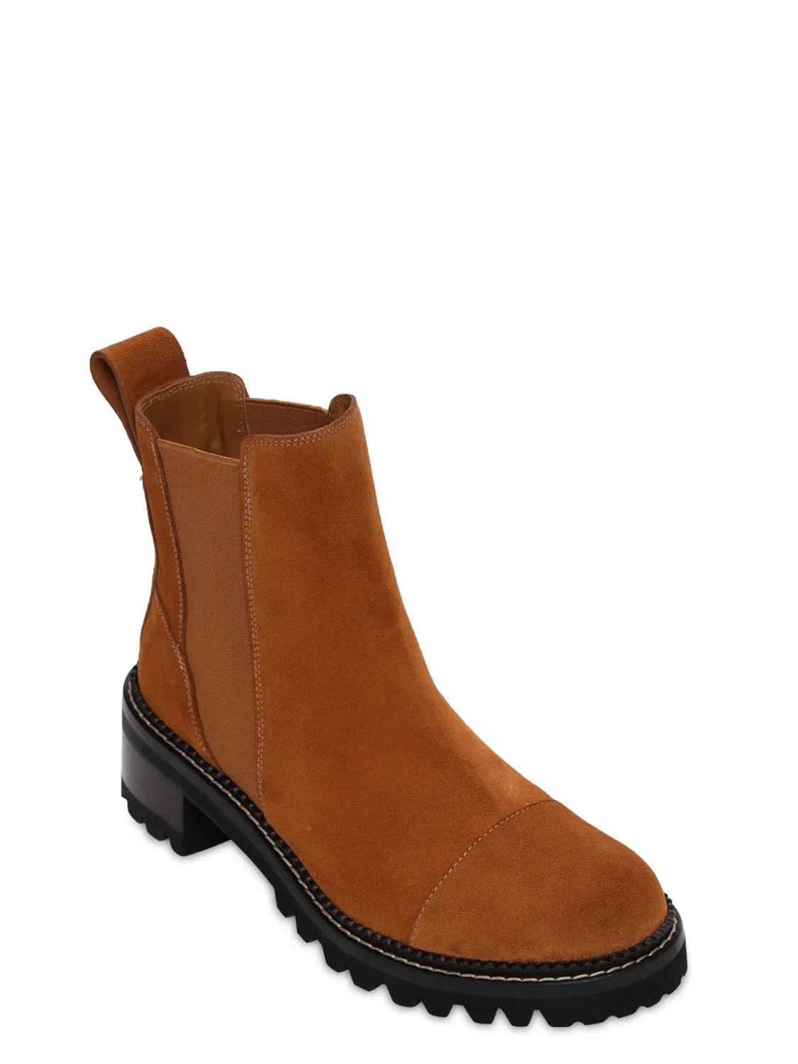 Mallory Tan Suede Boots