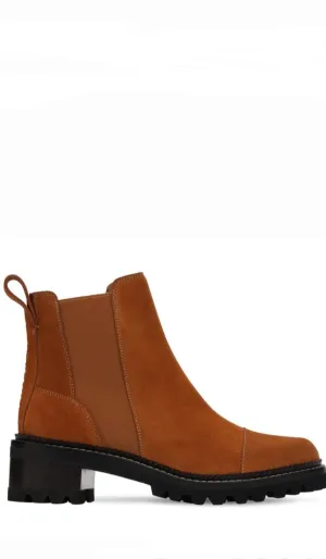 Mallory Tan Suede Boots