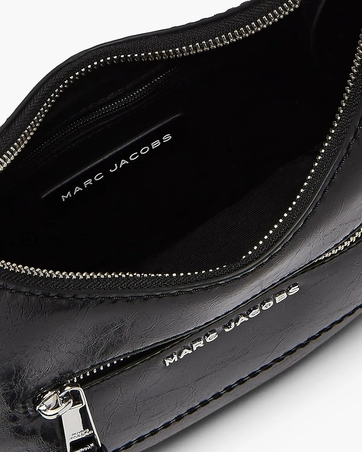 Marc Jacobs Crinkle Cruiser Cresent Top Zip Shoulder Bag