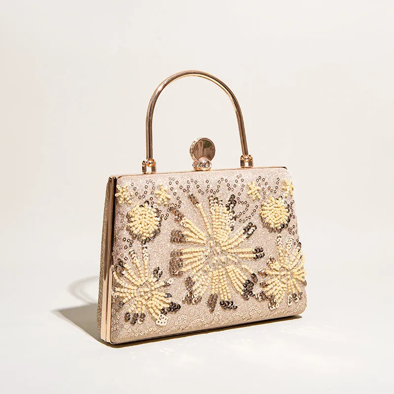 Margaret Beaded Clutch