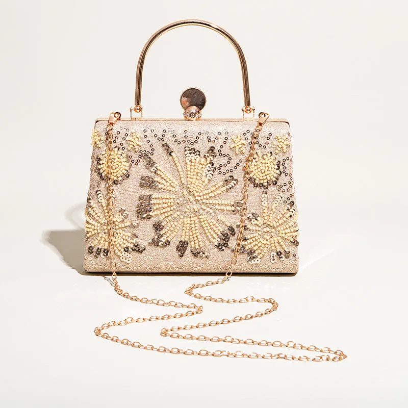 Margaret Beaded Clutch