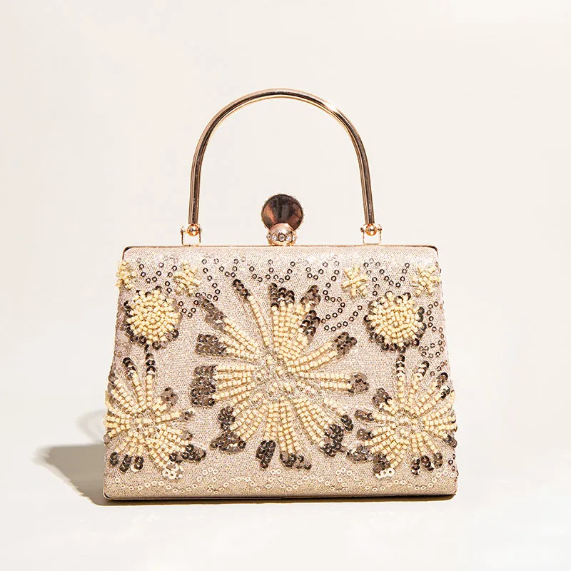 Margaret Beaded Clutch