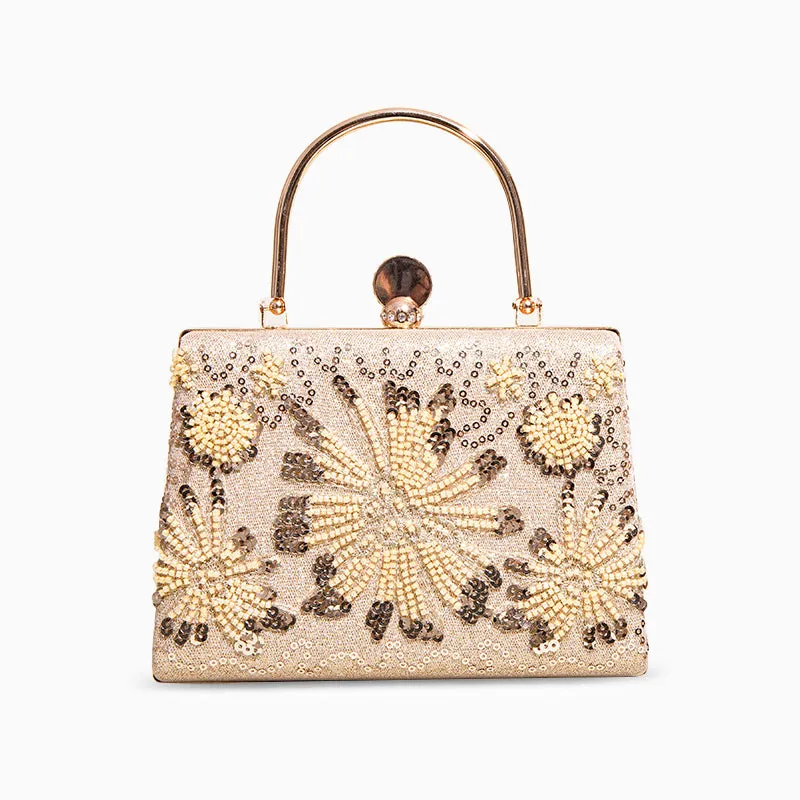 Margaret Beaded Clutch