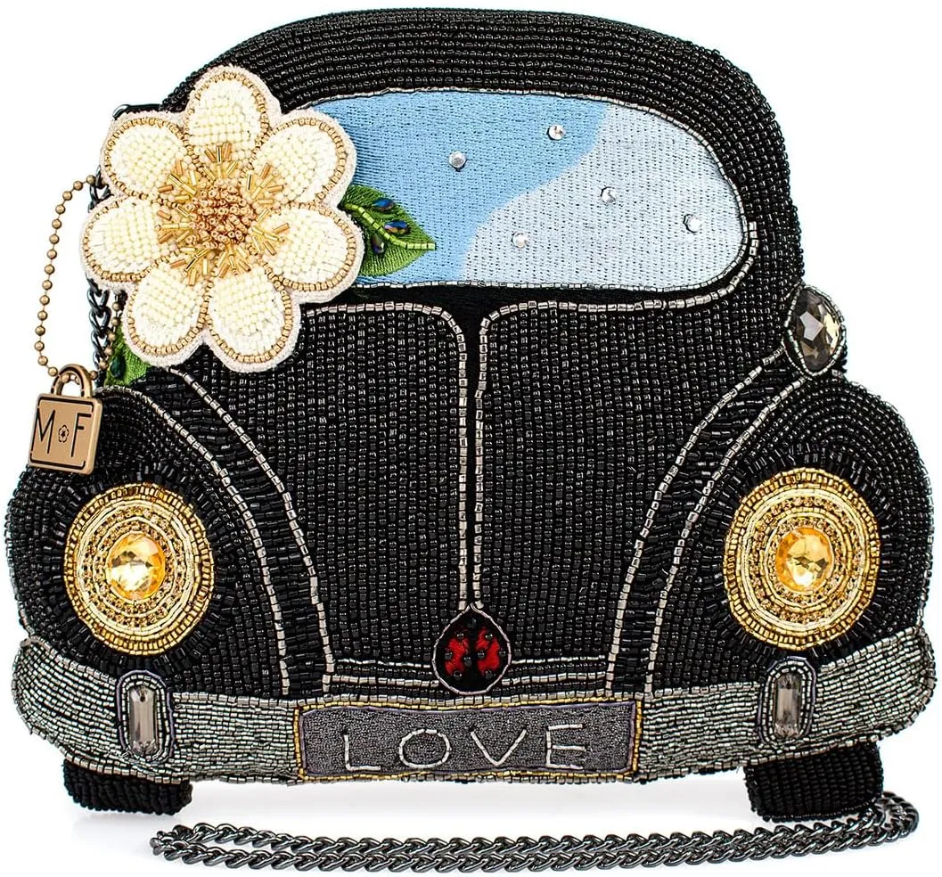 Mary Frances On the Road Crossbody Handbag, Black