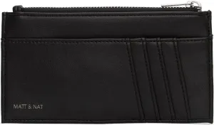 Matt & Nat Vegan Handbags, Nolly Wallet, Blacks (Black) - Designer Purses & Bags, For Men & Women, Cruelty-Free, Animal-Free