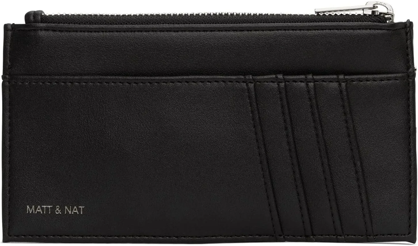 Matt & Nat Vegan Handbags, Nolly Wallet, Blacks (Black) - Designer Purses & Bags, For Men & Women, Cruelty-Free, Animal-Free