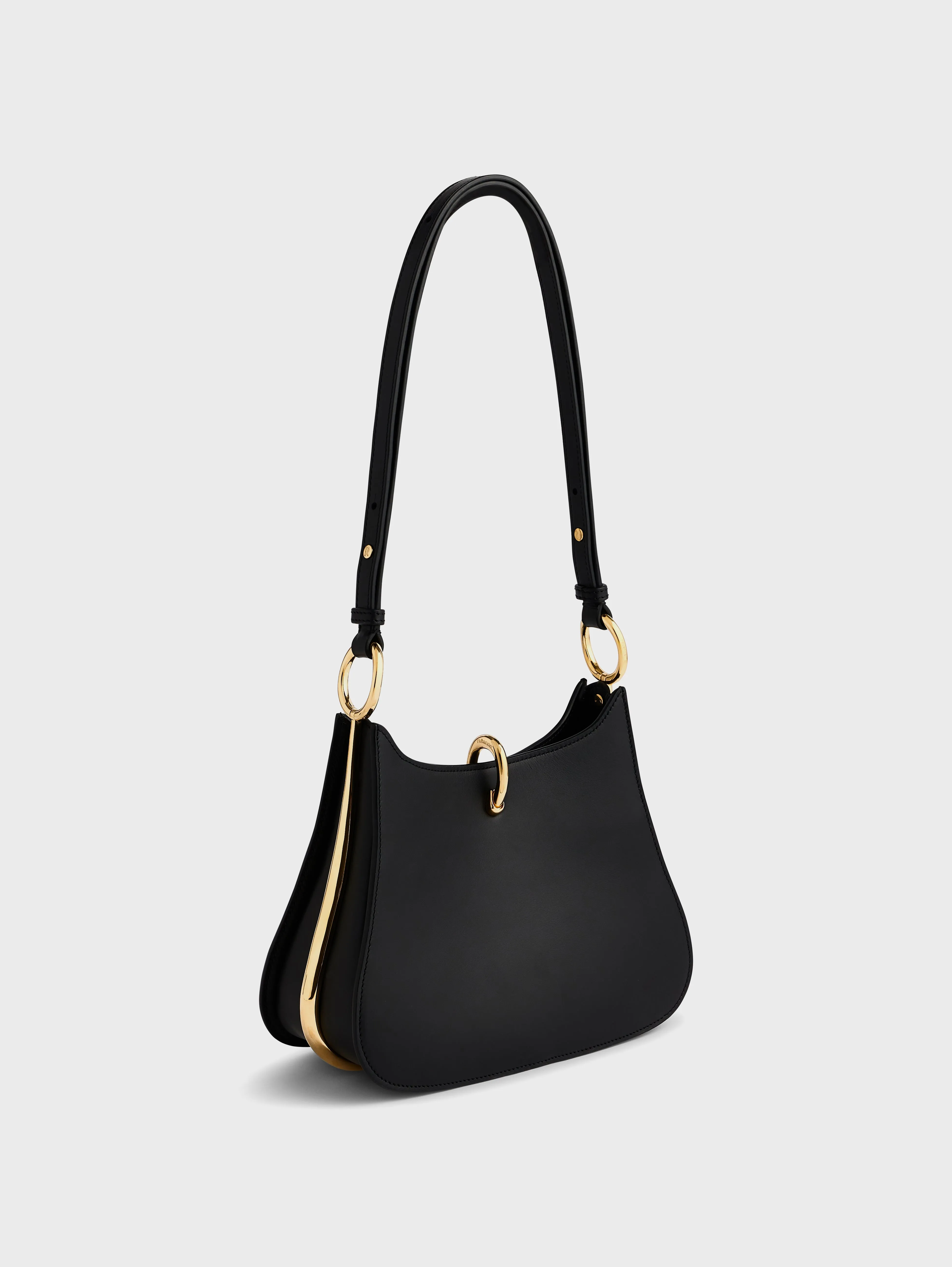 MEDIUM RING LEATHER BAG