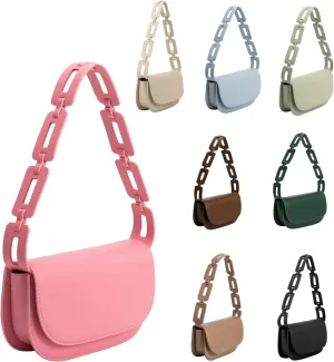 Melie Bianco Inez Bag - Luxury Vegan Leather Purse - Convertible Vegan Designer Purse - Shoulder & Crossbody Straps