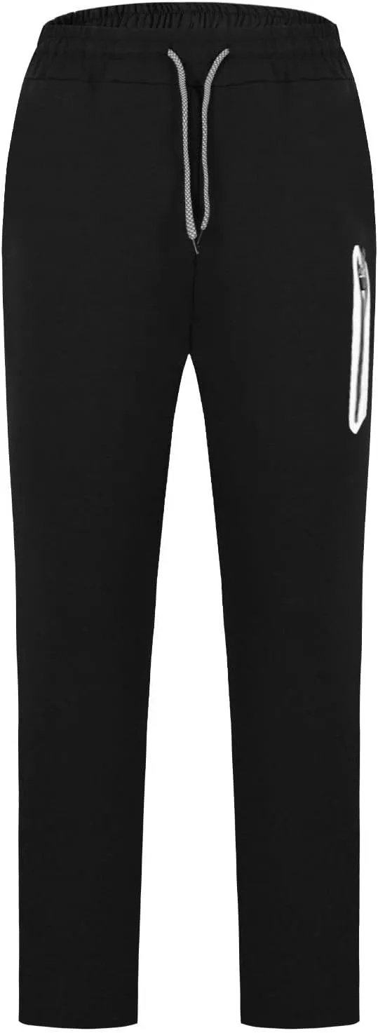 Men Jogger Pants Gym Slim Fit Elastic Waist Drawstring Sweatpants with Pocket Athletic Pants for Training Running