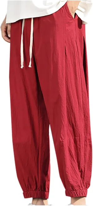 Men Sweatpants Athletic Pants for Jogging Workout Gym Running Elastic Waist Drawstring Joggers Trousers with Pocket