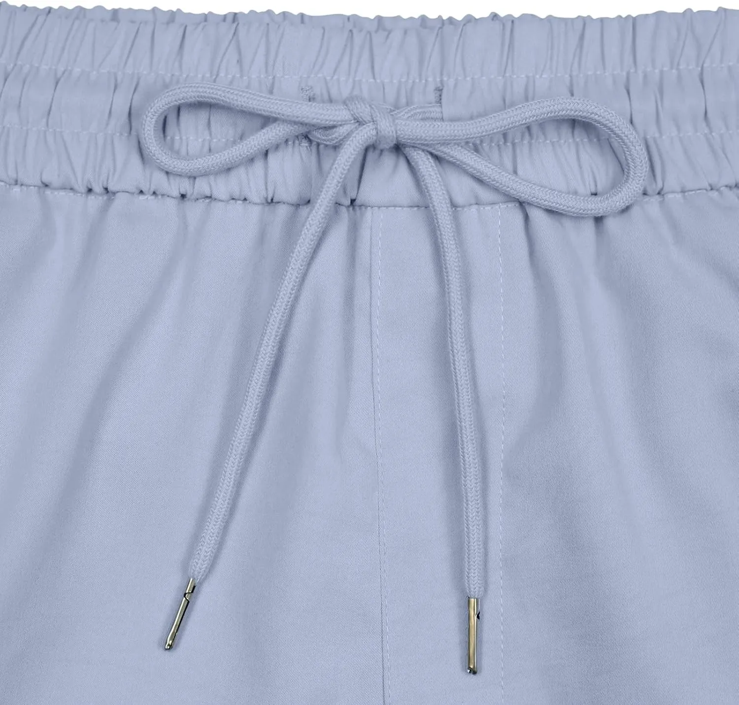 Mens Cargo Casual Shorts Lightweight Stretch Athletic Short Elastic Waistband with Pockets Hiking Workout Beach Pants