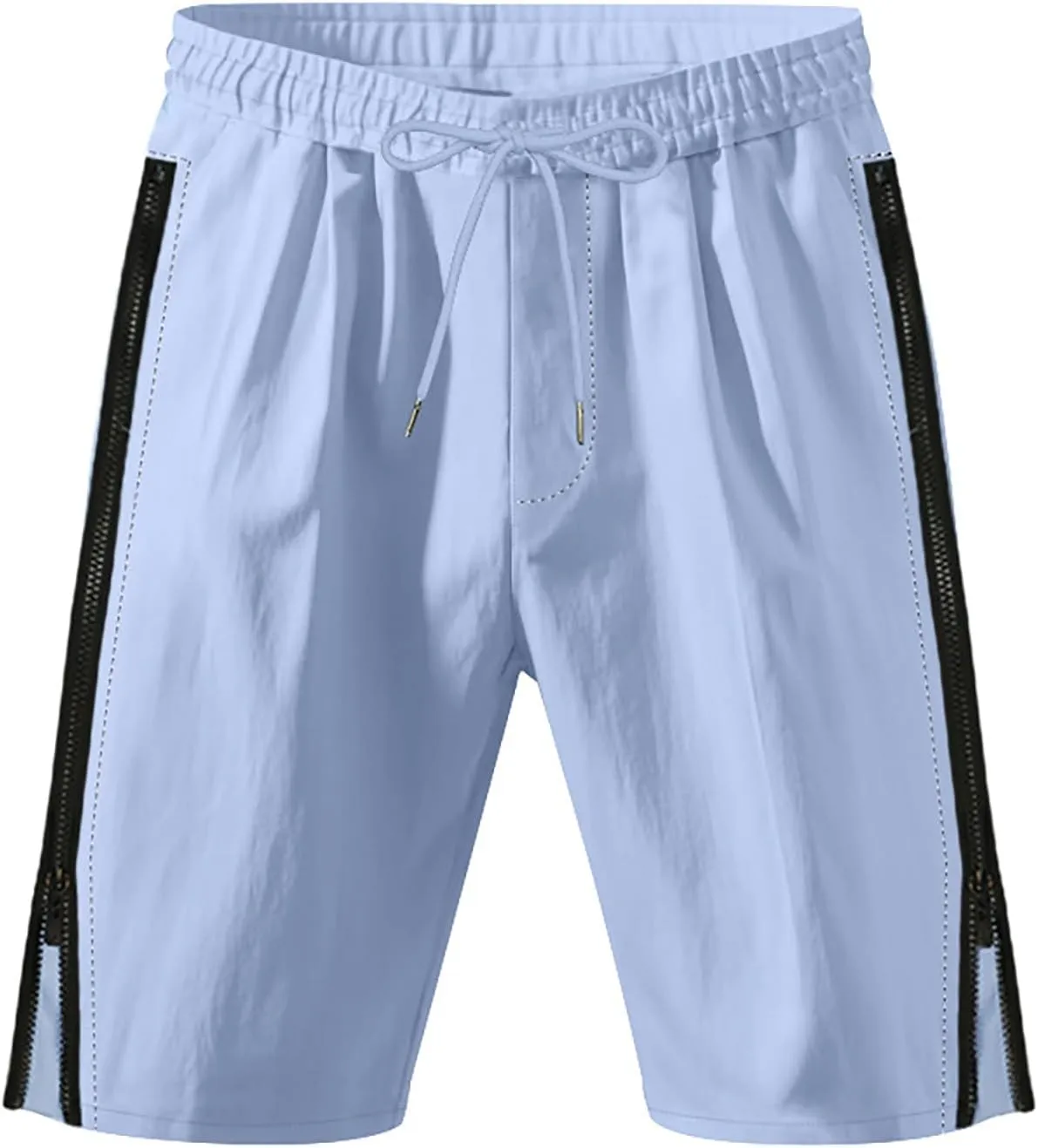 Mens Cargo Casual Shorts Lightweight Stretch Athletic Short Elastic Waistband with Pockets Hiking Workout Beach Pants