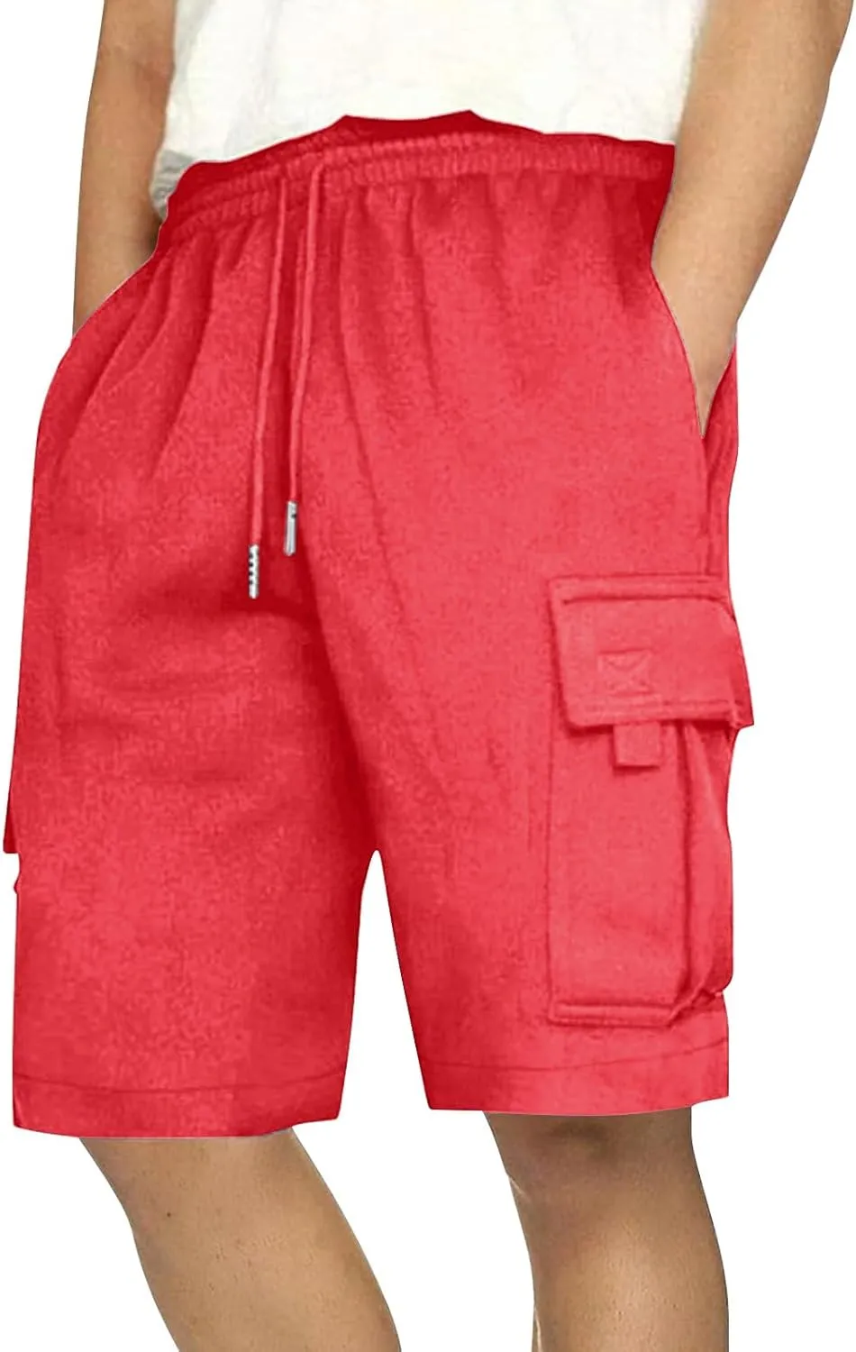 Men's Cargo Shorts Outdoor Relaxed fit Lightweight Drawstring Shorts Travel Fishing Fashion Summer Short Pants