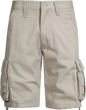 Men's Cargo Shorts Rugged Flex Relaxed Fit Cargo Shorts for Men Hiking Cargo Shorts with Multi Pockets
