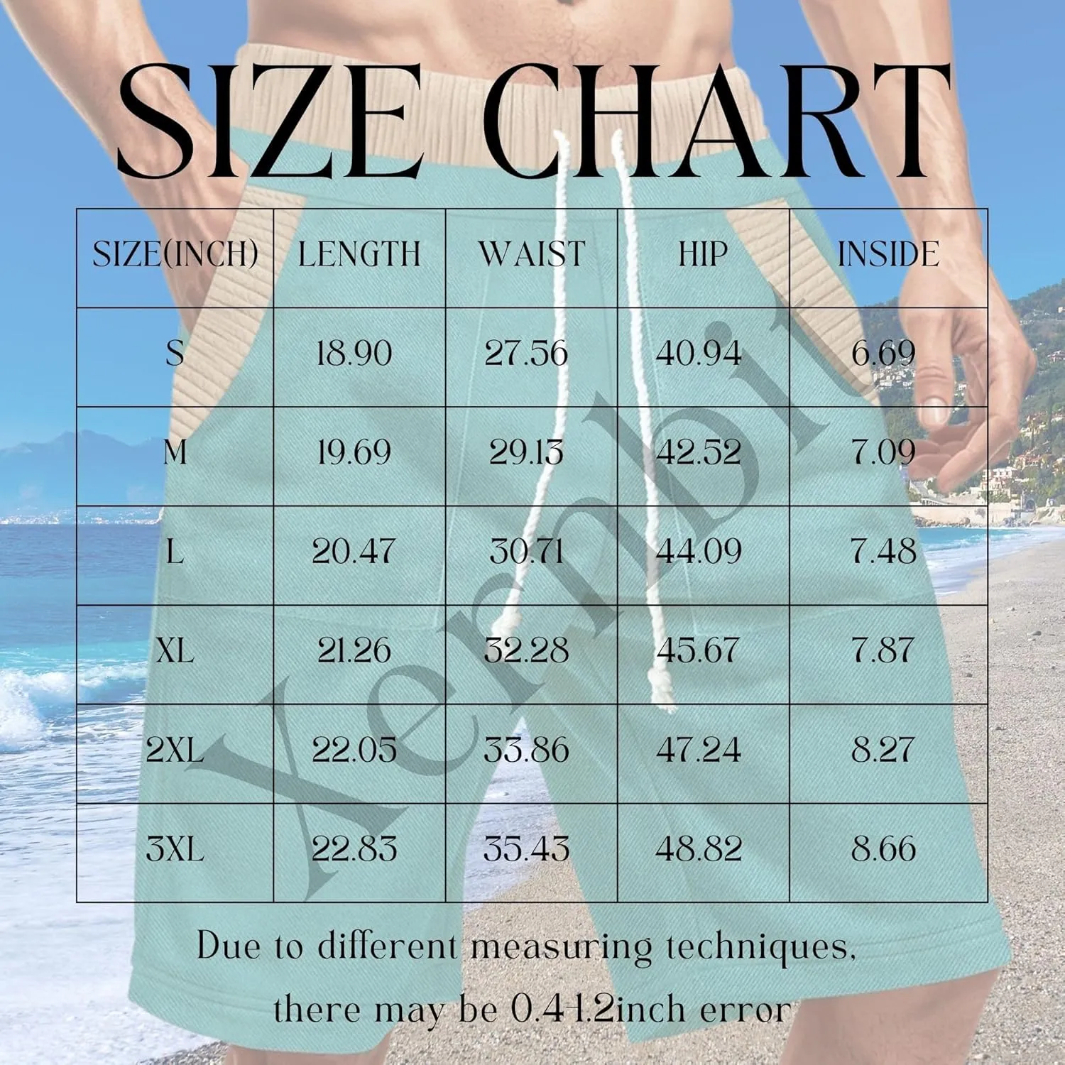 Mens Casual Bermuda Shorts Summer Fashion Loose Hip-Hop Solid Color Drawstring Elastic Waisted Sweat Short Pants