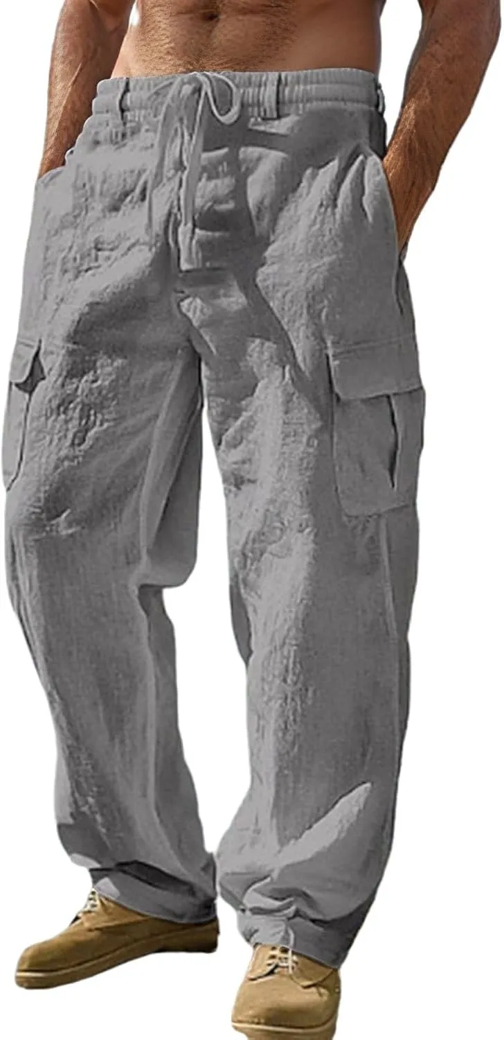 Mens Dress Trousers Baggy Gym Casual Stretch Smarty Joggers Outfits Leather Motorcycle Sport Regular Fit Travel