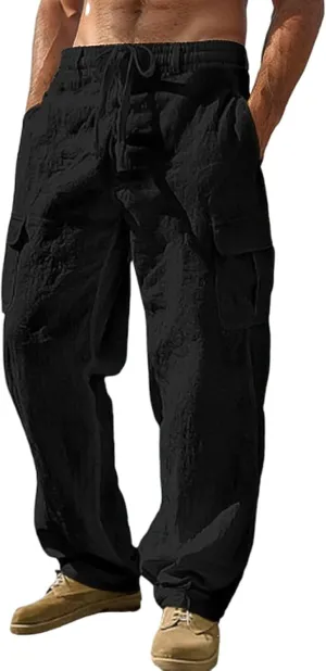Mens Dress Trousers Baggy Gym Casual Stretch Smarty Joggers Outfits Leather Motorcycle Sport Regular Fit Travel