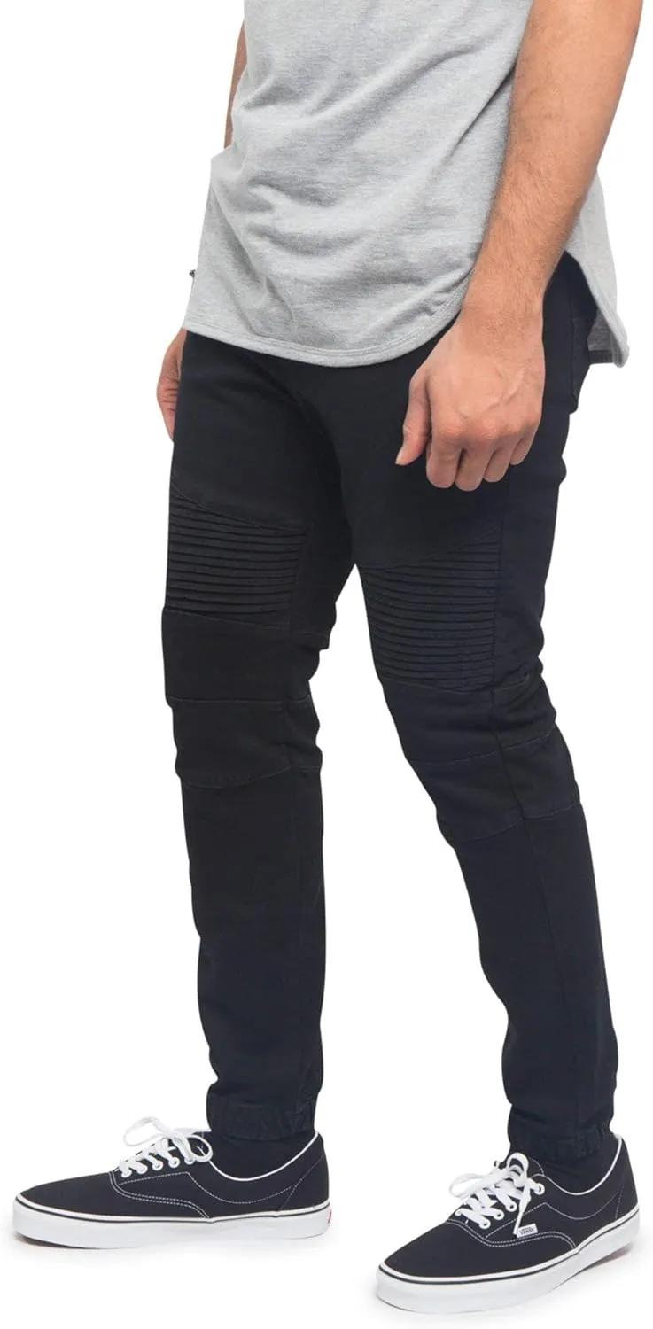 Men's Drop Crotch Joggers Denim Jean Pants