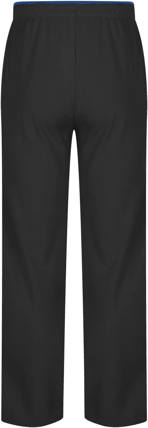 Mens Fashion Casual Pants Drawstring Lightweight Straight Leg Trendy Sweatpants with Pocket Relaxed Fit Trousers