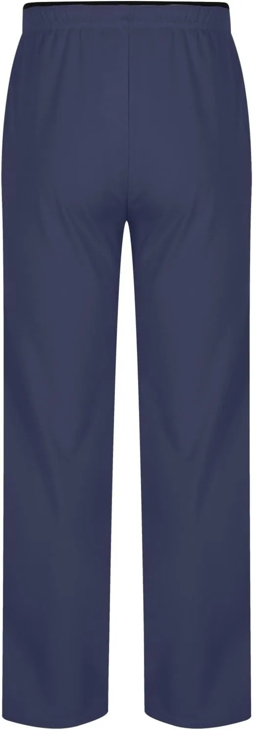 Mens Fashion Casual Pants Drawstring Lightweight Straight Leg Trendy Sweatpants with Pocket Relaxed Fit Trousers