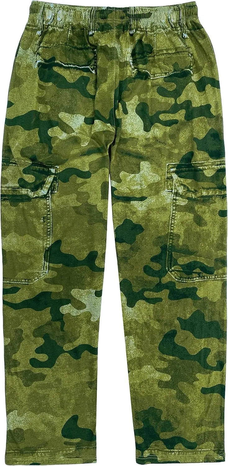Men's Generic Faux Denim Mens Pajama Pants for Men