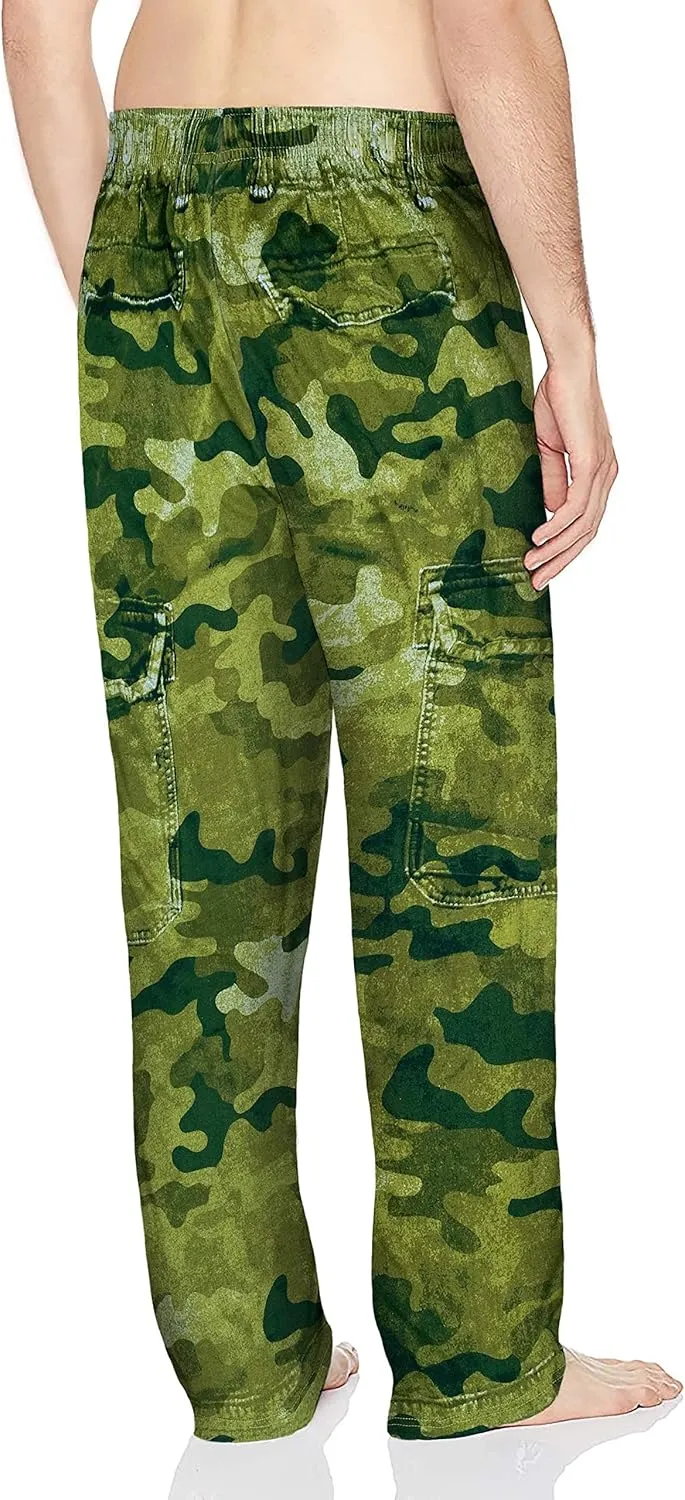 Men's Generic Faux Denim Mens Pajama Pants for Men