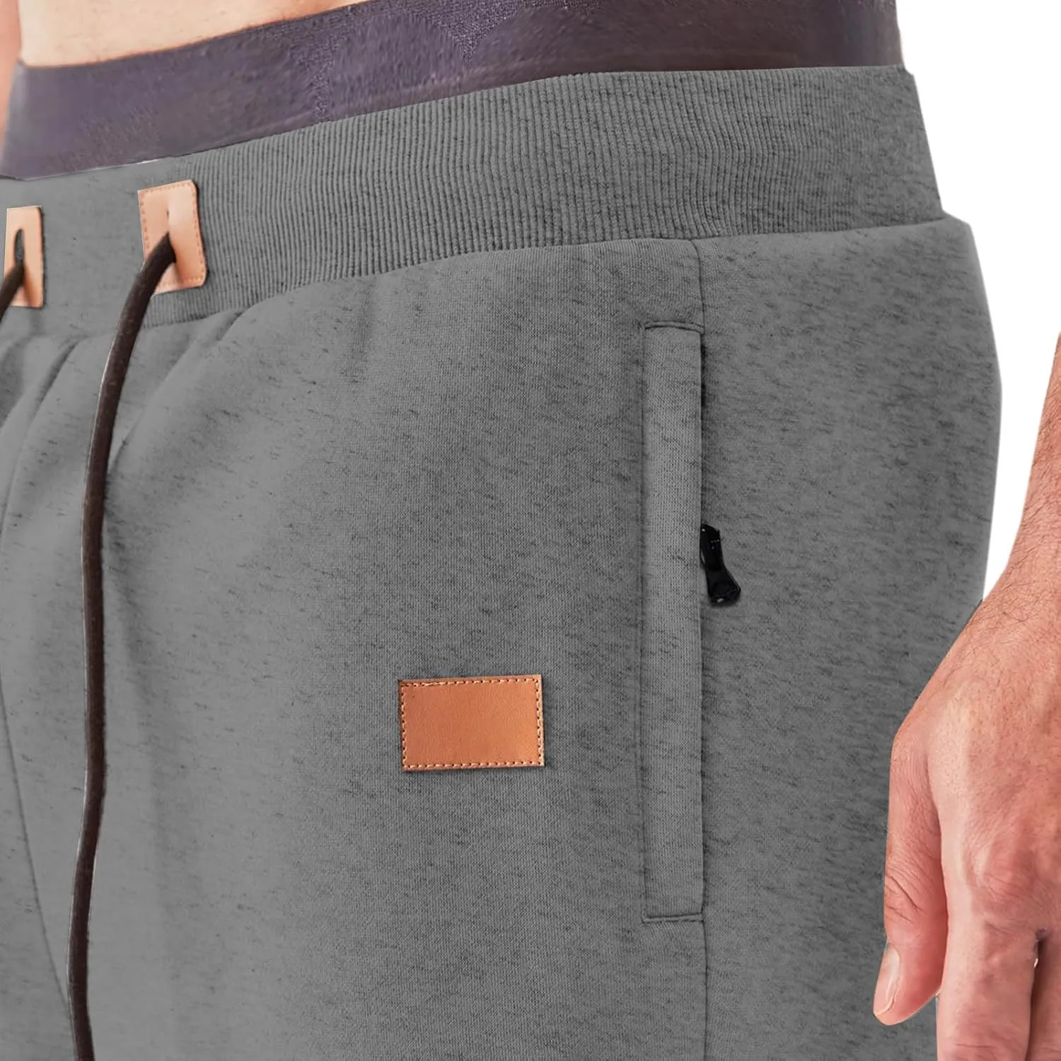 Mens Jogger Pants Athletic Sport Training Drawstring Sweatpants with Pocket Elastic Waist Running Gym Pants