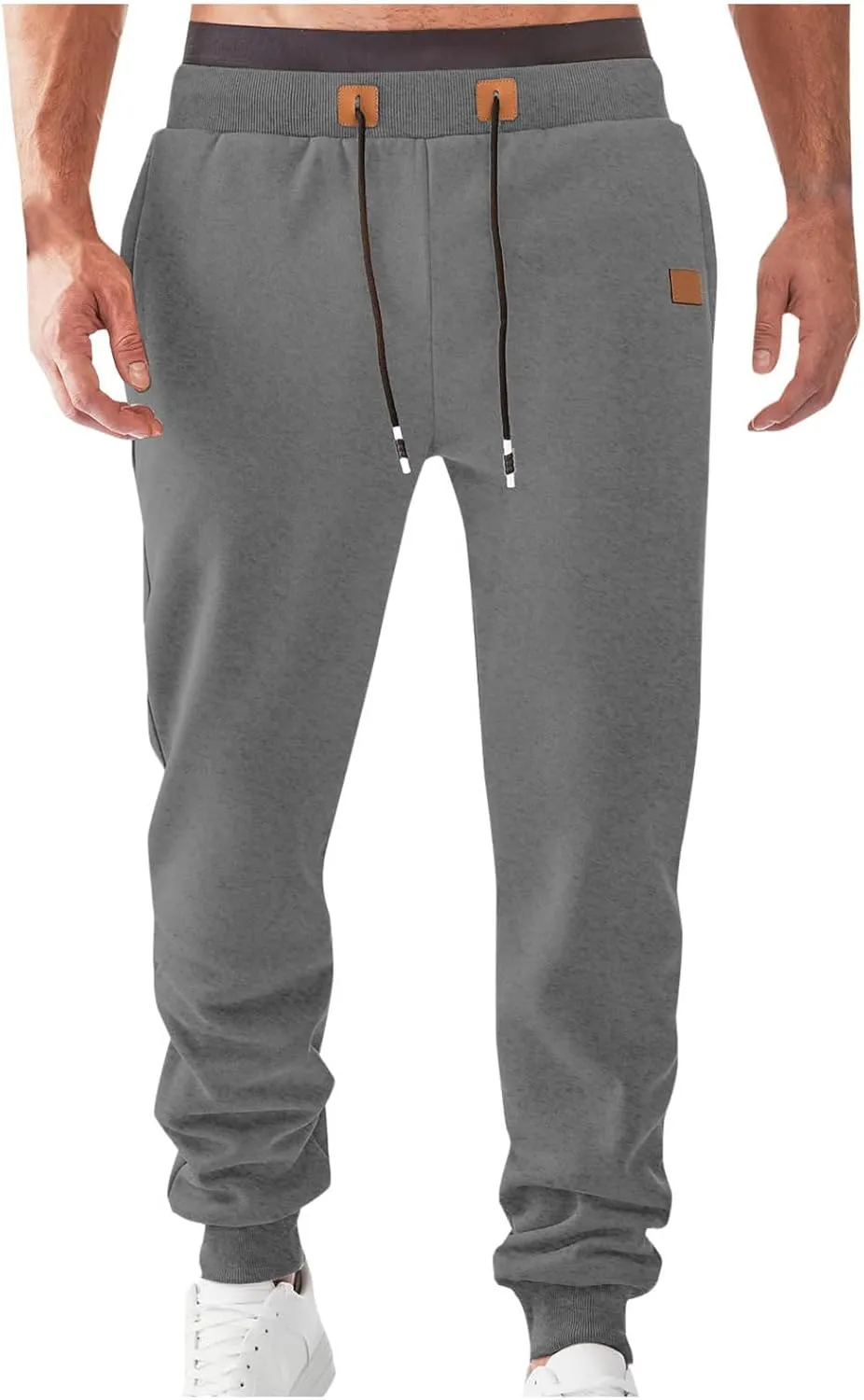 Mens Jogger Pants Athletic Sport Training Drawstring Sweatpants with Pocket Elastic Waist Running Gym Pants