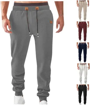 Mens Jogger Pants Athletic Sport Training Drawstring Sweatpants with Pocket Elastic Waist Running Gym Pants