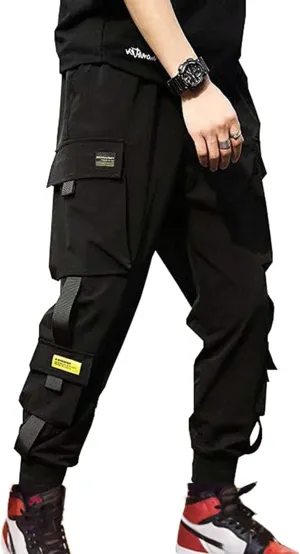 Men's Jogger Pants Punk Cargo Baggy Techwear Streetwear Hip Hop Couple Women Unisex Sports Casual Pants