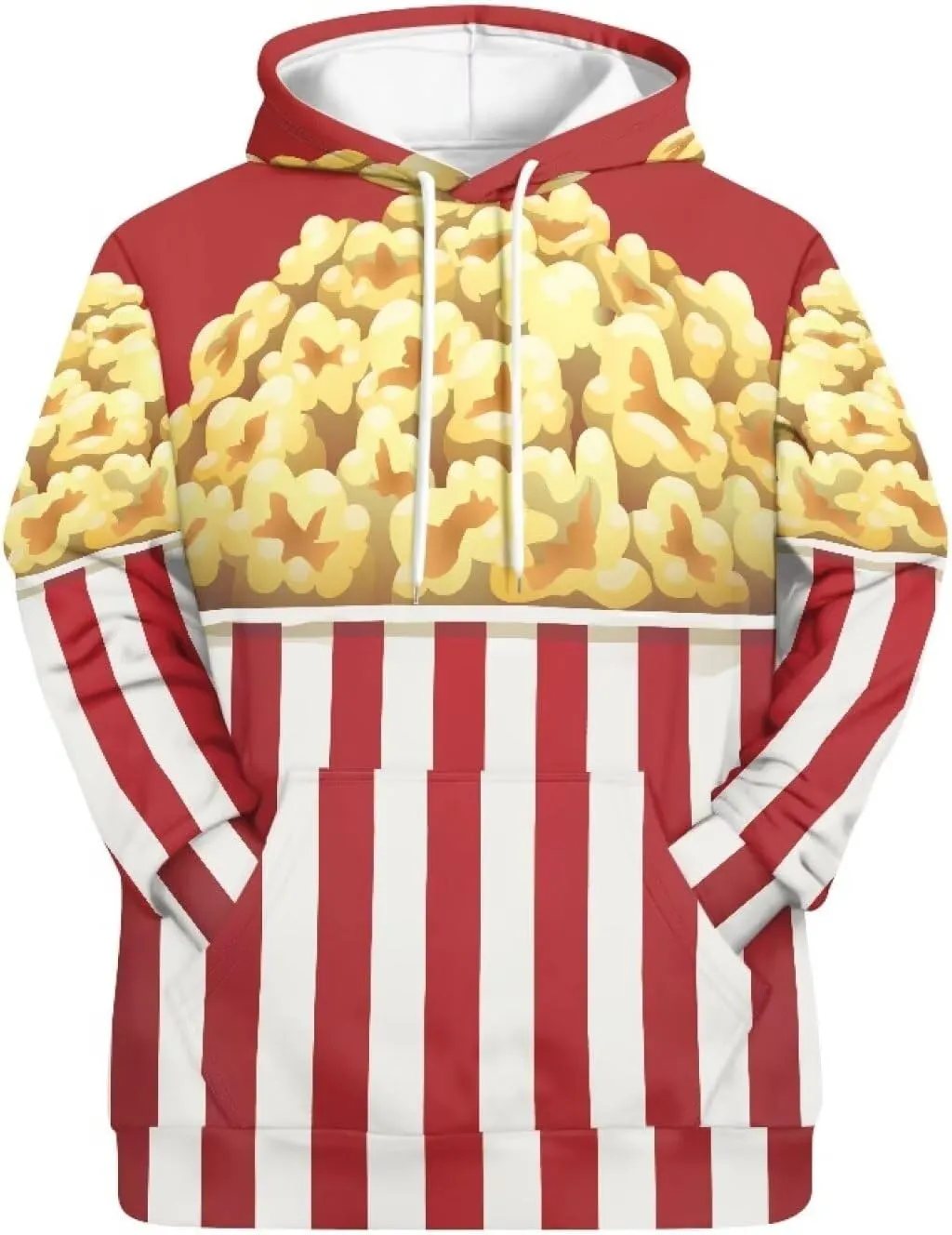 Men'S Novelty Hoodie 3D Wolf Fox Hoodie For Men With Front Pocket S-6XL