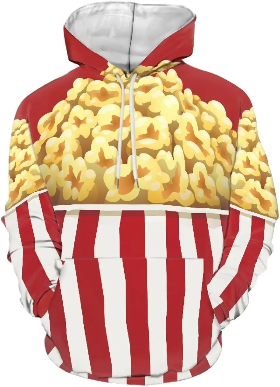 Men'S Novelty Hoodie 3D Wolf Fox Hoodie For Men With Front Pocket S-6XL