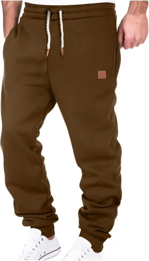 Men's Sweatpant Lightweight Drawstring Fashion Casual Joggers for Men Outdoor Sports Athletic Work Pants