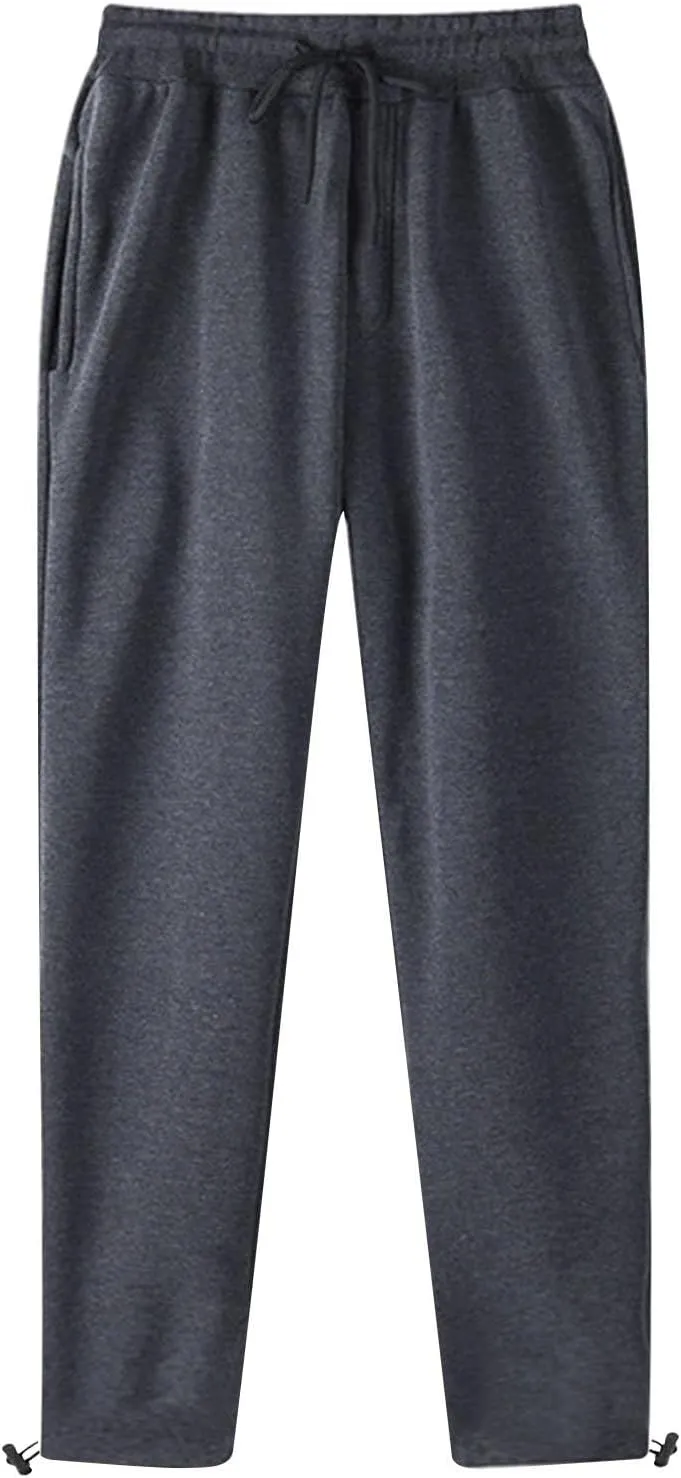 Men's Sweatpants Casual Lightweight Relaxed Fit Baggy Solid Fashion Elastic Waist Drawstring Sport Pants Running