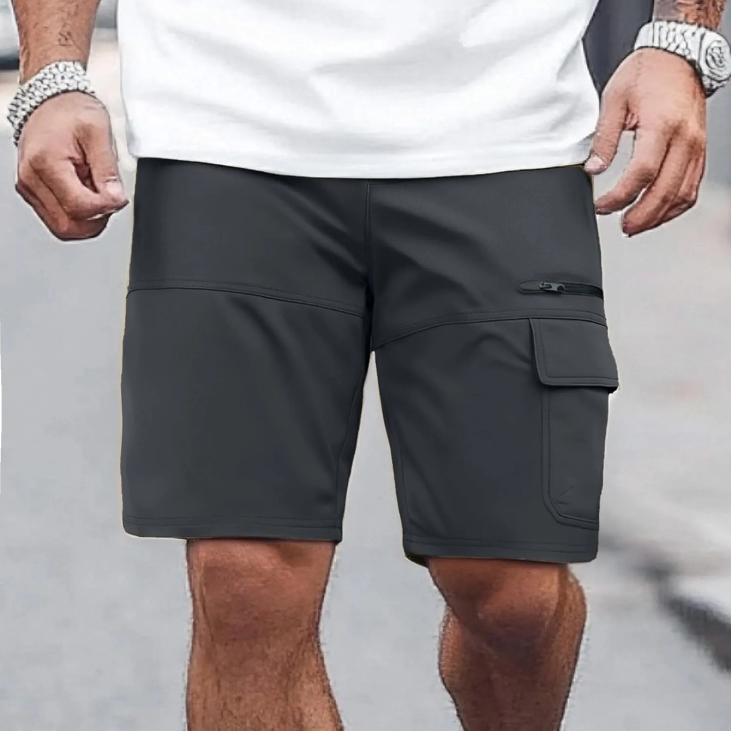 Mens Sweatpants Plaid Tactical Linen Shorts Smarty Joggers Bike Regular Fit Summer Cloth Yoga Big and Tall Basketball
