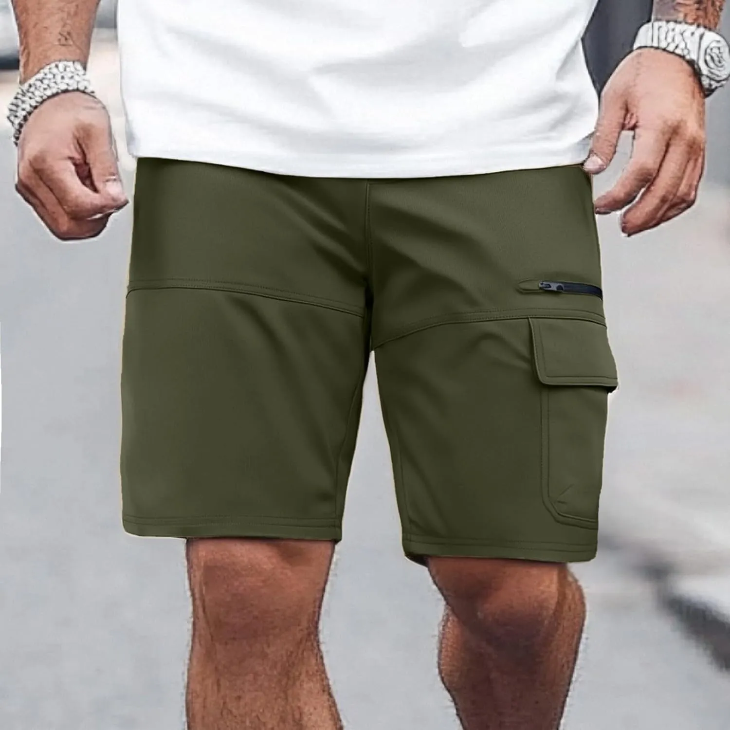 Mens Sweatpants Plaid Tactical Linen Shorts Smarty Joggers Bike Regular Fit Summer Cloth Yoga Big and Tall Basketball