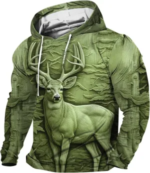 Mens Sweatshirts Hoodies 3D Novelty Print Drawstring Pullover Long Sleeve Funny Slim Fit Gym Workout Muscle Shirts
