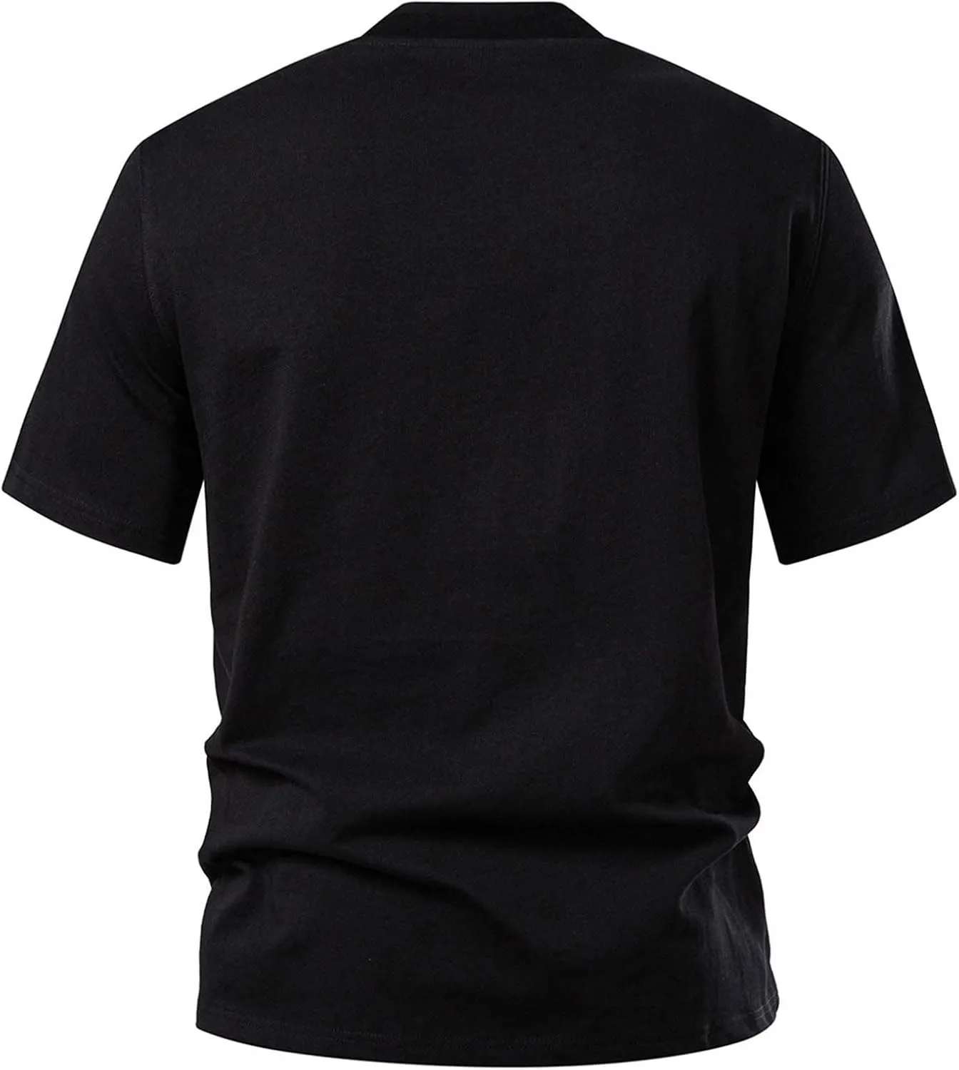 Men's T-Shirts,Mens Workout T Shirt Double Layer Neck Athletic Running Tee Comfy Outdoor Workout Short Sleeve