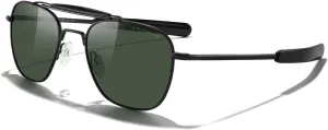 MERRY'S Classic Square Aviator II Military Polarized Sunglasses for Men or Women S8637