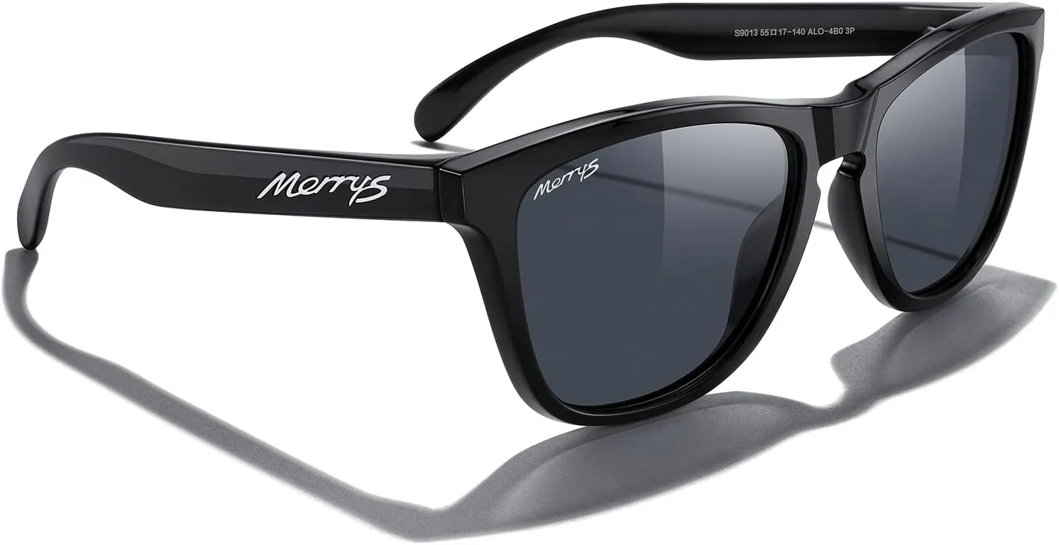 MERRY'S Classic Square Polarized Sunglasses For Men Women Fashion Trend Sports Sunglasses S9013