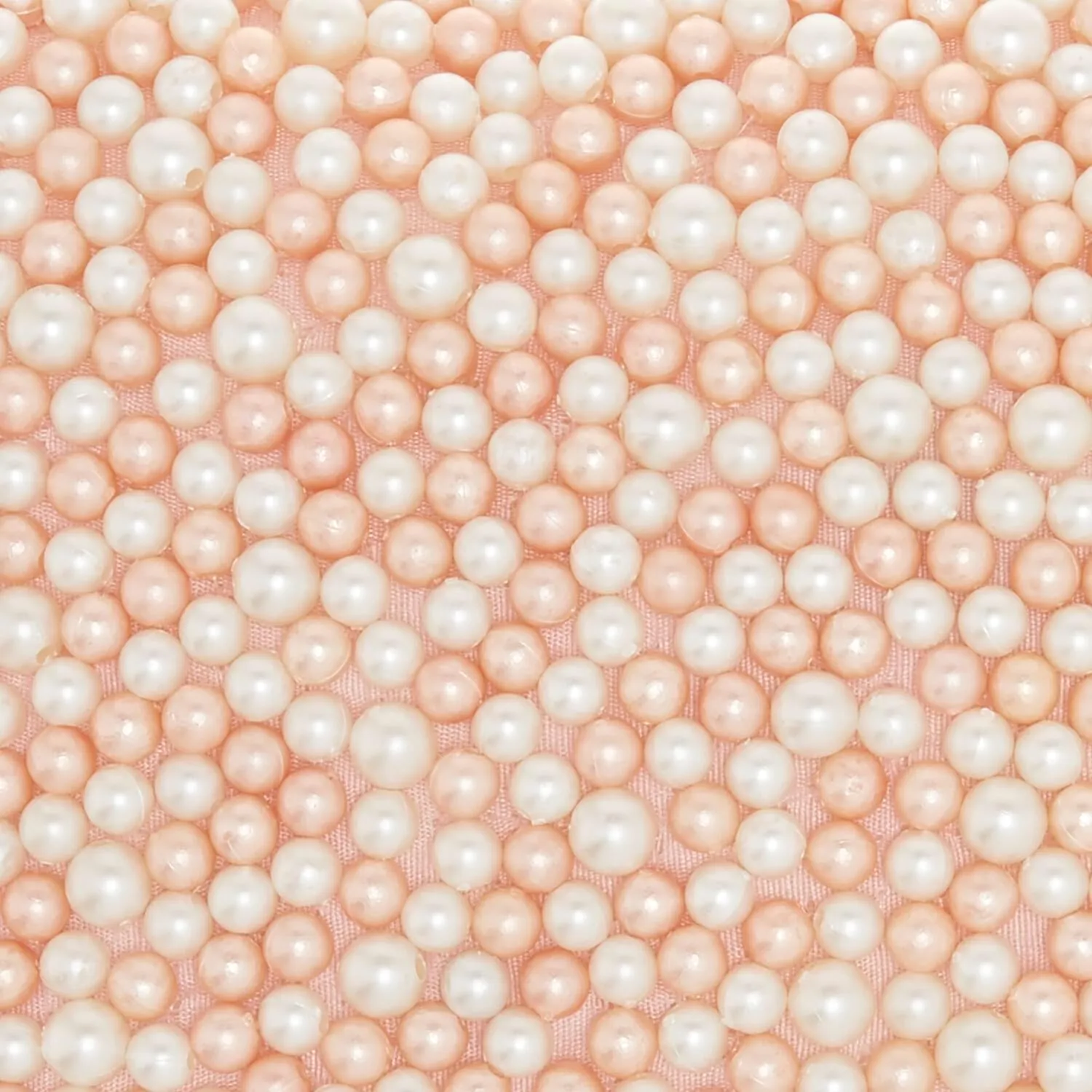 Mina Victory Luminescence Fully Beaded Pearls Blush 10" X 14" Throw Pillow